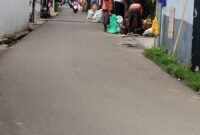 Galian PDAM diruas jalan Keroncong, Kecamatan Jatiuwung, Kota Tangerang.