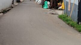 Galian PDAM diruas jalan Keroncong, Kecamatan Jatiuwung, Kota Tangerang.