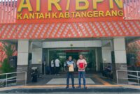 Rohim Matullah, perwakilan dari masyarakat Rancagong yang bersurat ke kantor ATR/BPN.