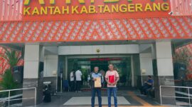 Rohim Matullah, perwakilan dari masyarakat Rancagong yang bersurat ke kantor ATR/BPN.