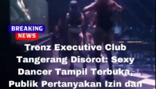 Tiga sexy dancer yang menari menggunakan pakaian dalam.