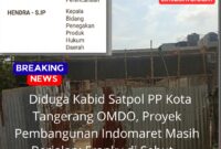 Diduga proyek pembangunan Indomaret kokoh berdiri tanpa PBG.