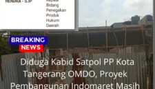 Diduga proyek pembangunan Indomaret kokoh berdiri tanpa PBG.