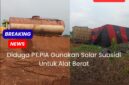 Tangki dan kempu yang diduga tampung solar subsidi.