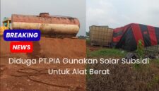 Tangki dan kempu yang diduga tampung solar subsidi.