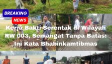 Kerja bakti RW 003, Kelurahan Cimone, Kecamatan Karawaci, Kota Tangerang.