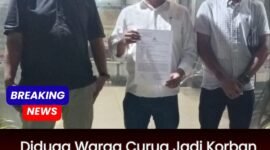 Warga yang di keroyok oknum matel, buat laporan ke Polsek Curug.