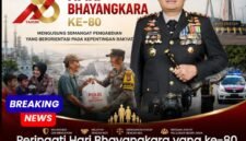 Kapolres Cilegon memberikan ucapan untuk HUT Bhayangkara yang ke-80