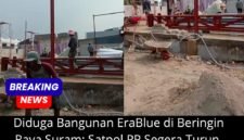 Bangunan EraBlue yang diduga tidak berizin.