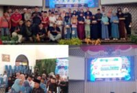 DMG media santunan anak yatim-piatu di aula kecamatan kelapa dua.