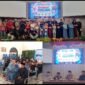 DMG media santunan anak yatim-piatu di aula kecamatan kelapa dua.