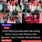 Sesi foto bersama keluarga Didin Baharuddin pimpinan perusahaan klik berita tv.